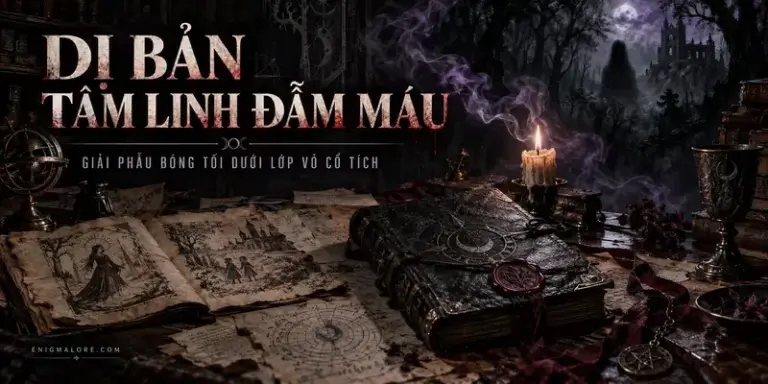 Ảnh cover bài viết Dị bản tâm linh đẫm máu trên Enigma Lore