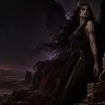 Lilith, nữ quỷ trong bóng tối giữa tàn tích cổ đại, minh họa cho bài viết Quỷ học và thần thoại