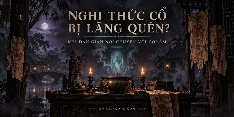 Nghi thức cổ bị lãng quên trong dân gian: Bản đồ những cánh cửa giữa người sống và cõi âm