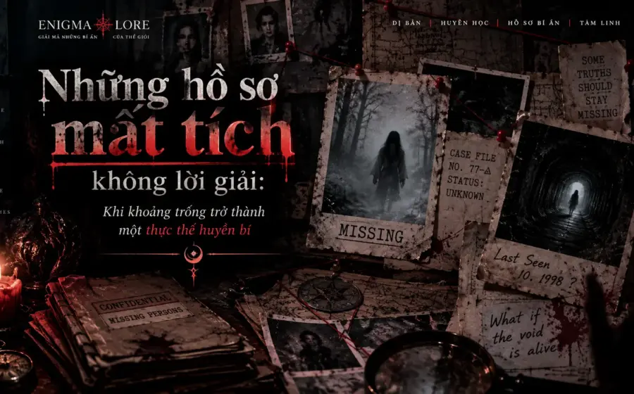 Những hồ sơ mất tích không lời giải: Khi khoảng trống trở thành một thực thể huyền bí